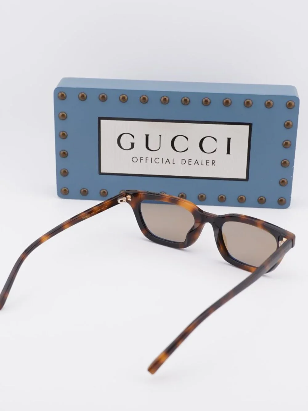 Gucci GG1944S 006 Rectangle Sunglasses - Havana / Brown